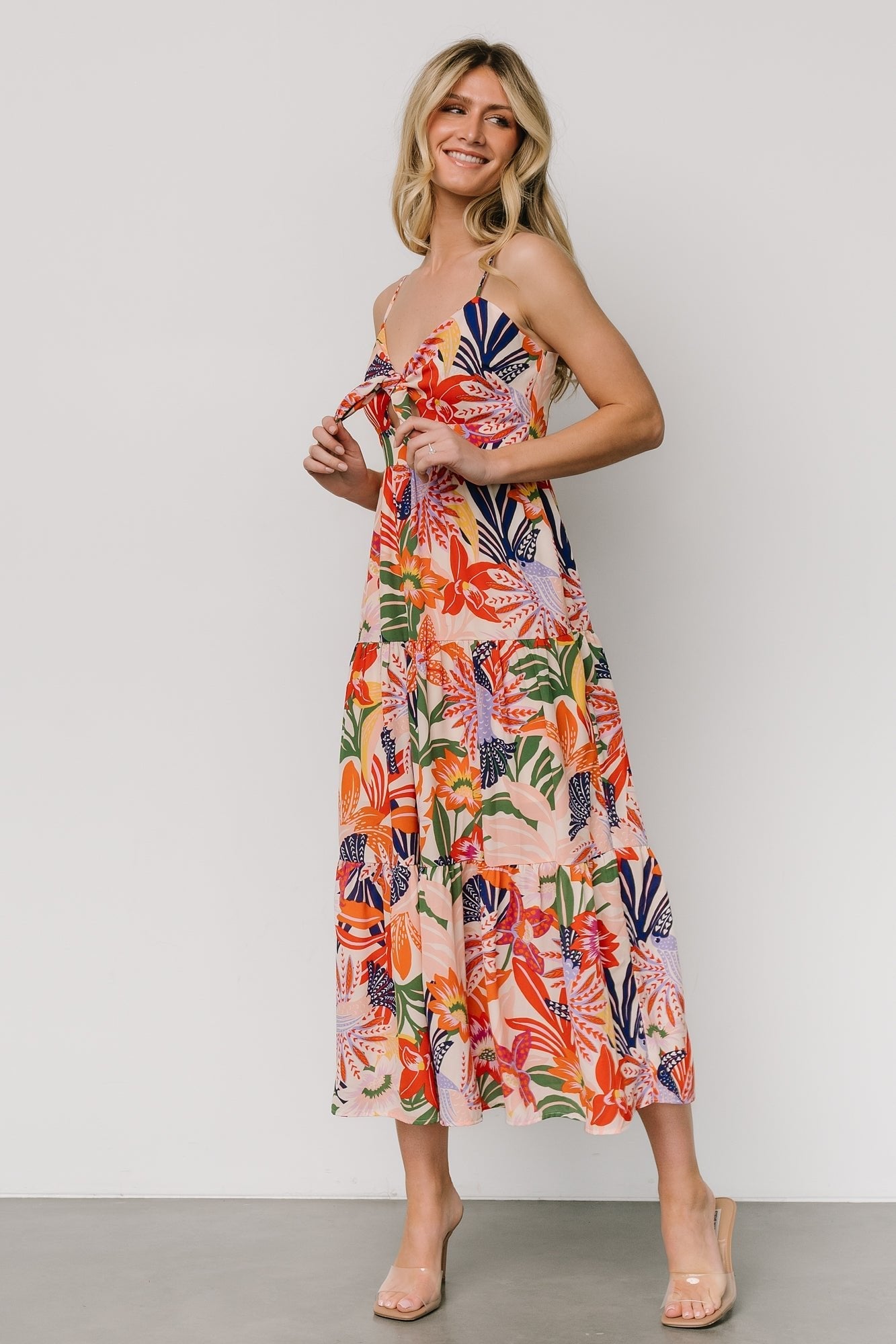 Jaide Midi Dress | Baltic Born Multi Print