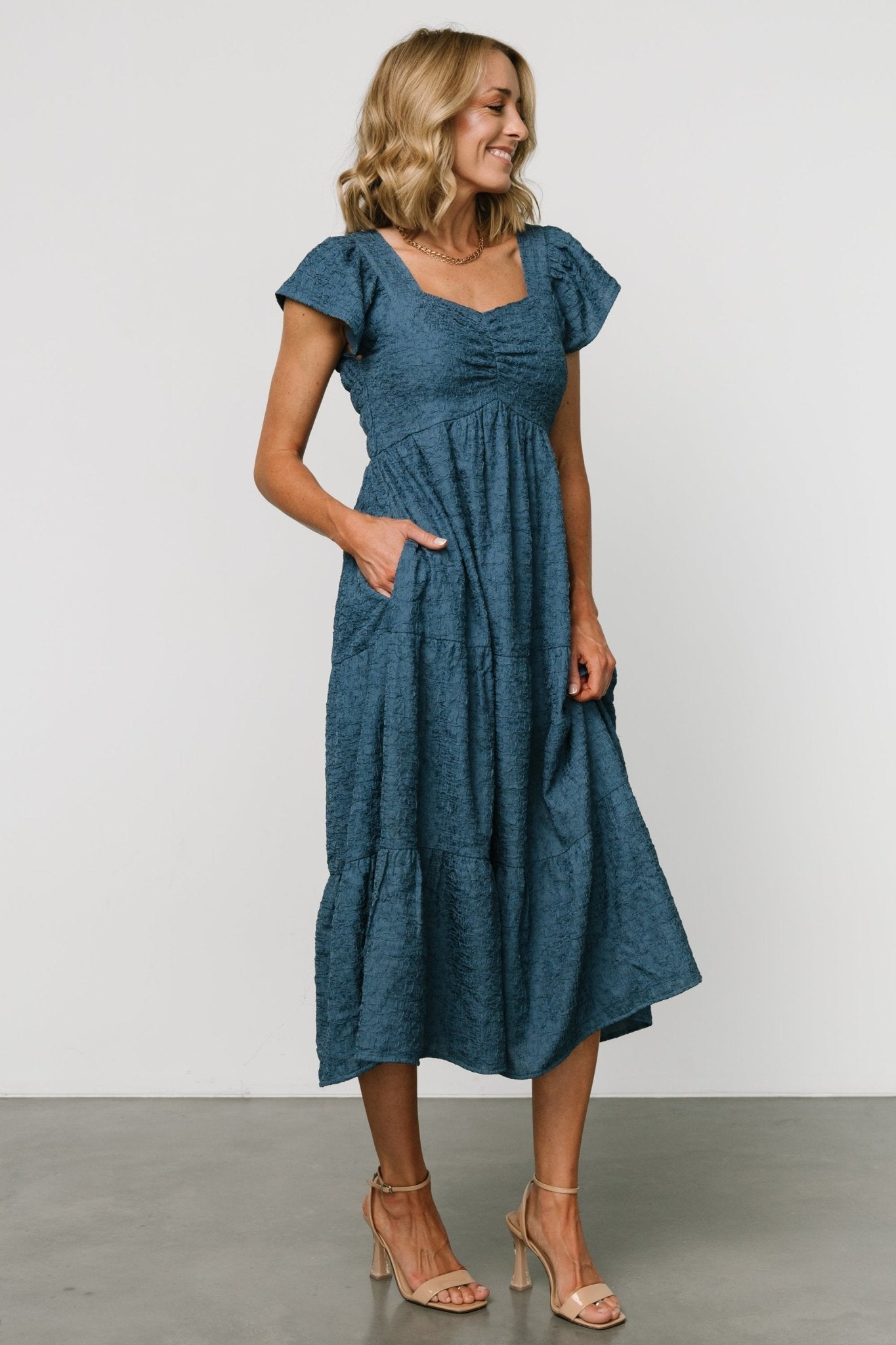 Kesler Midi Dress | Baltic Born Blue