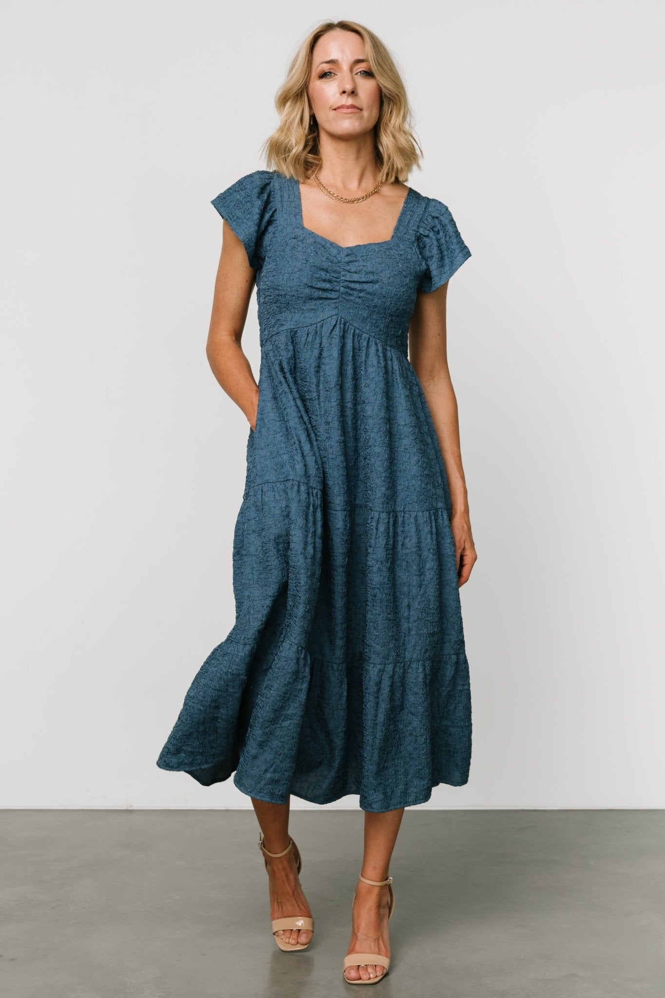 Kesler Midi Dress | Baltic Born Blue