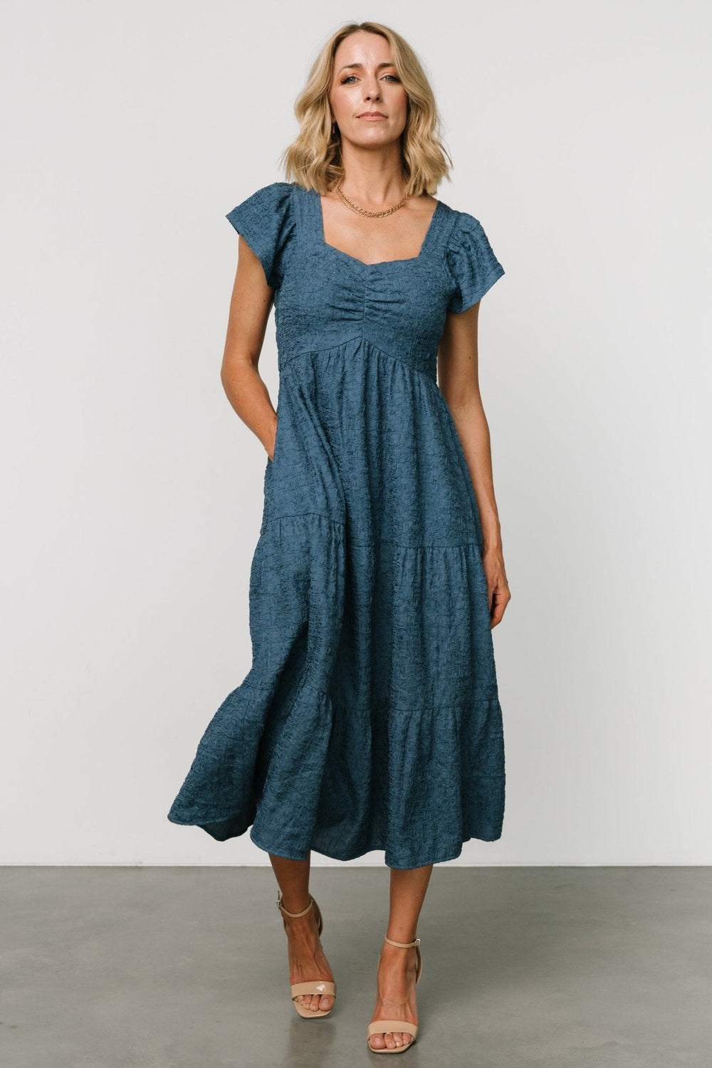 Kesler Midi Dress | Baltic Born Blue