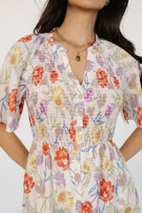 Botega Midi Dress | Baltic Born Ivory Multi Floral