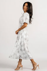 Makenna Midi Dress | Baltic Born Off White Print