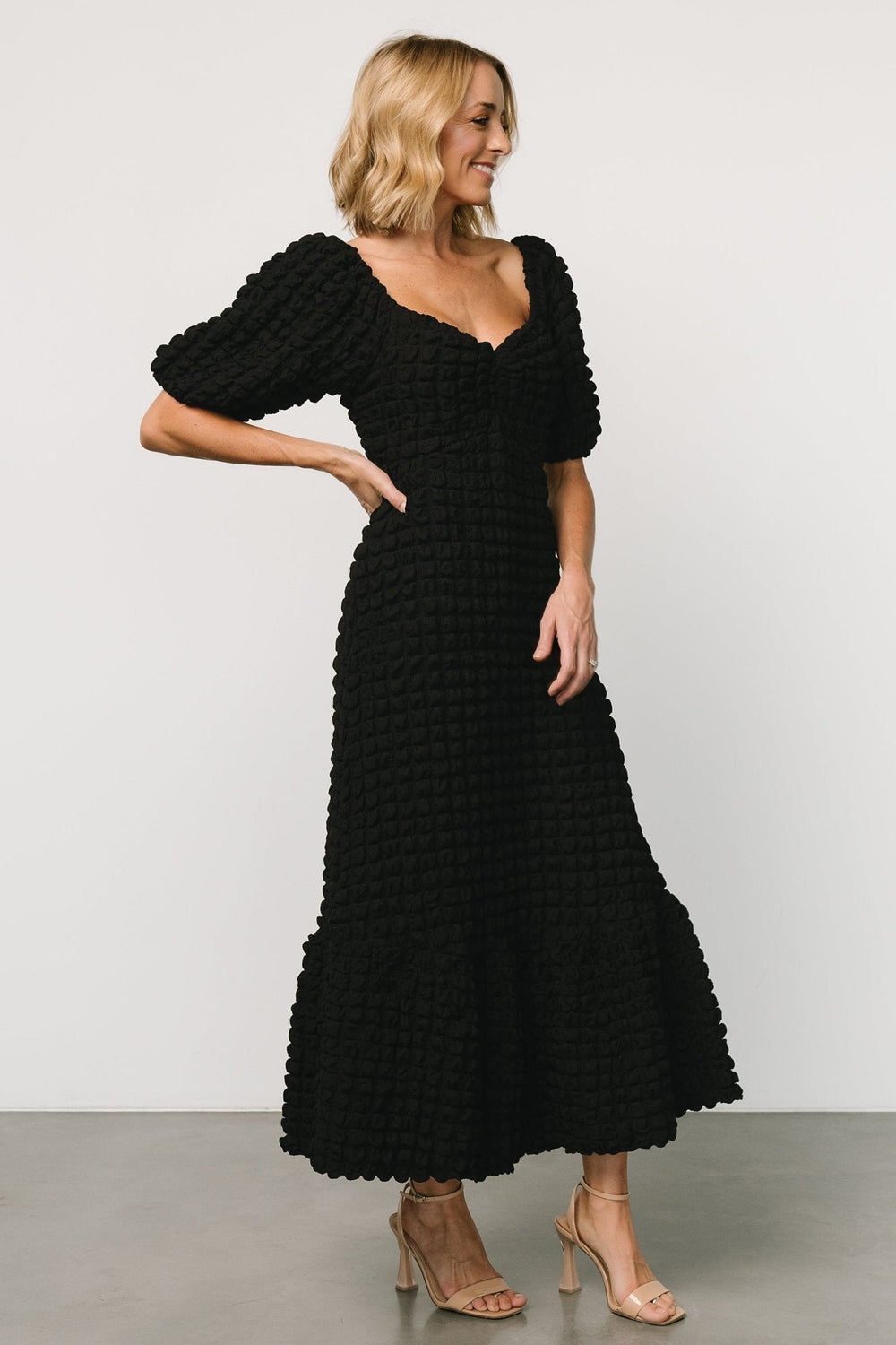 Therese Textured Dress | Baltic Born Black