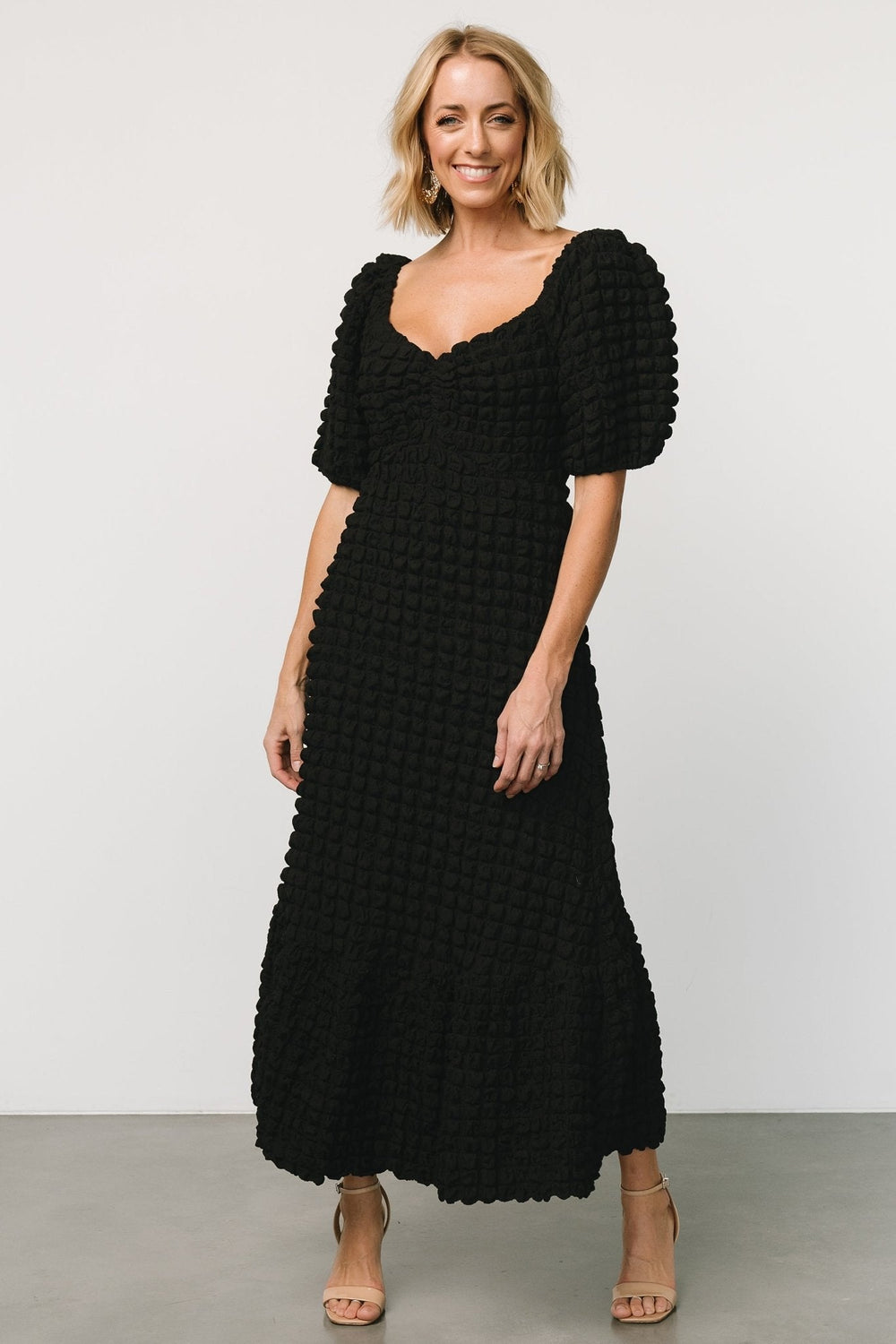 Therese Textured Dress | Baltic Born Black