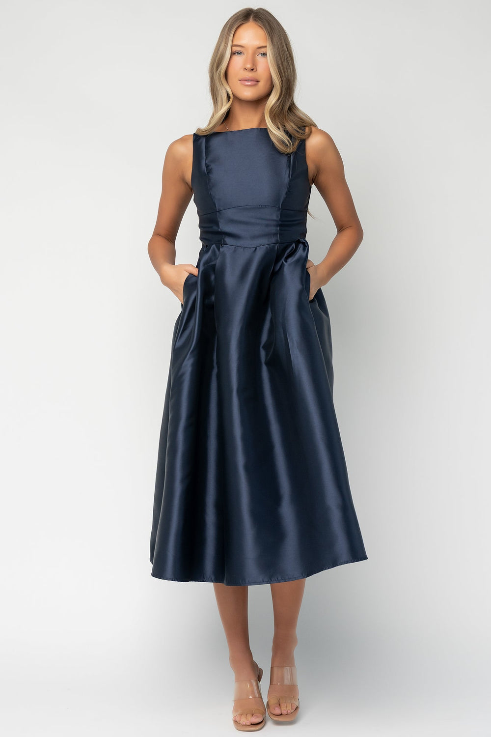 Chandra Midi Dress | Baltic Born Navy