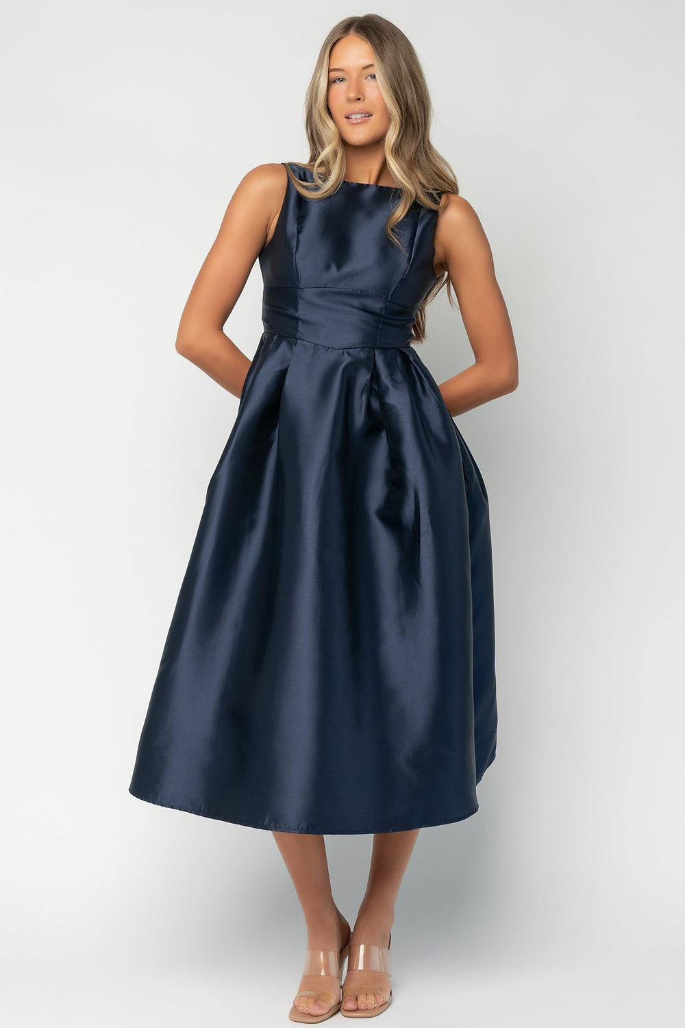 Chandra Midi Dress | Baltic Born Navy