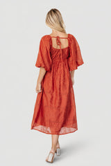 Brynn Midi Dress | Baltic Born Rust
