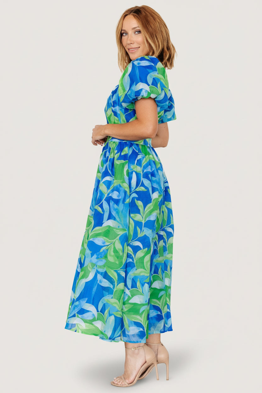 Catalina Midi Dress | Baltic Born Blue + Green