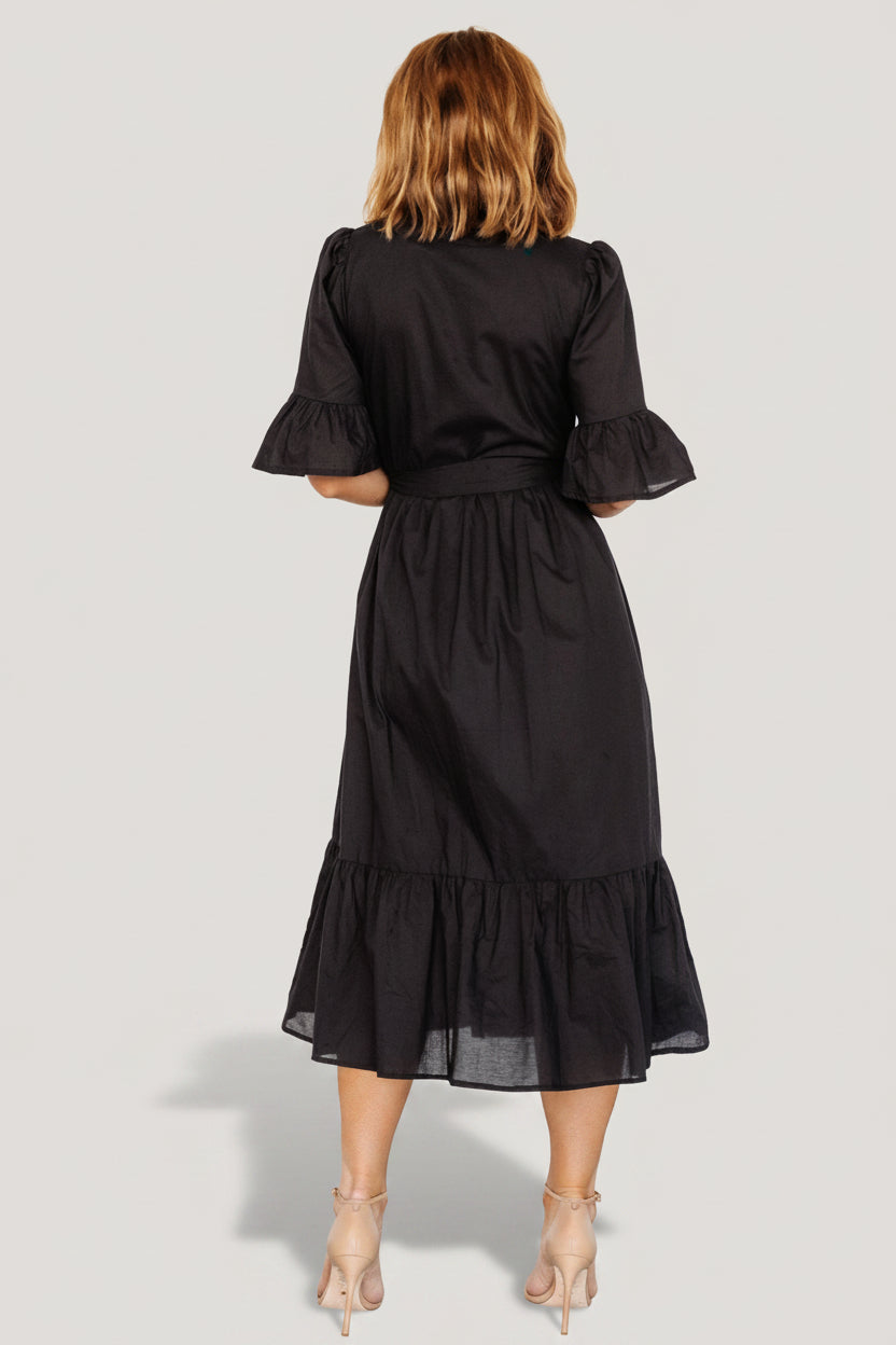 Mirielle Midi Dress | Baltic Born Black