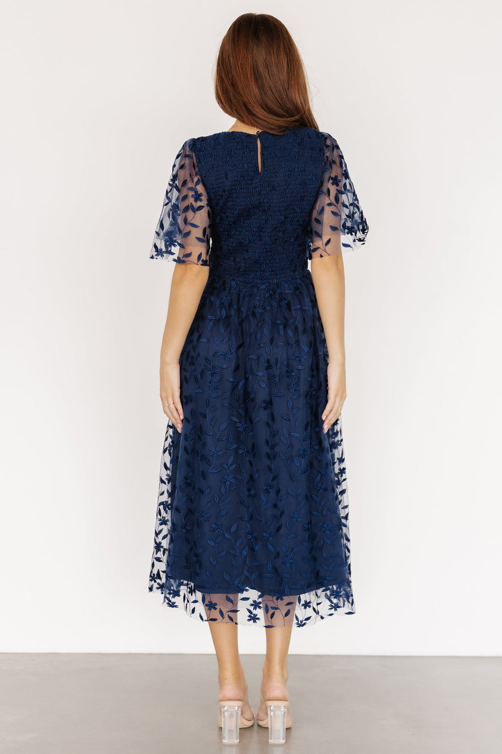 Kendra Embroidered Dress | Baltic Born Navy