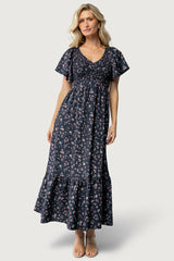 Jerah Smocked Dress | Baltic Born Midnight Floral