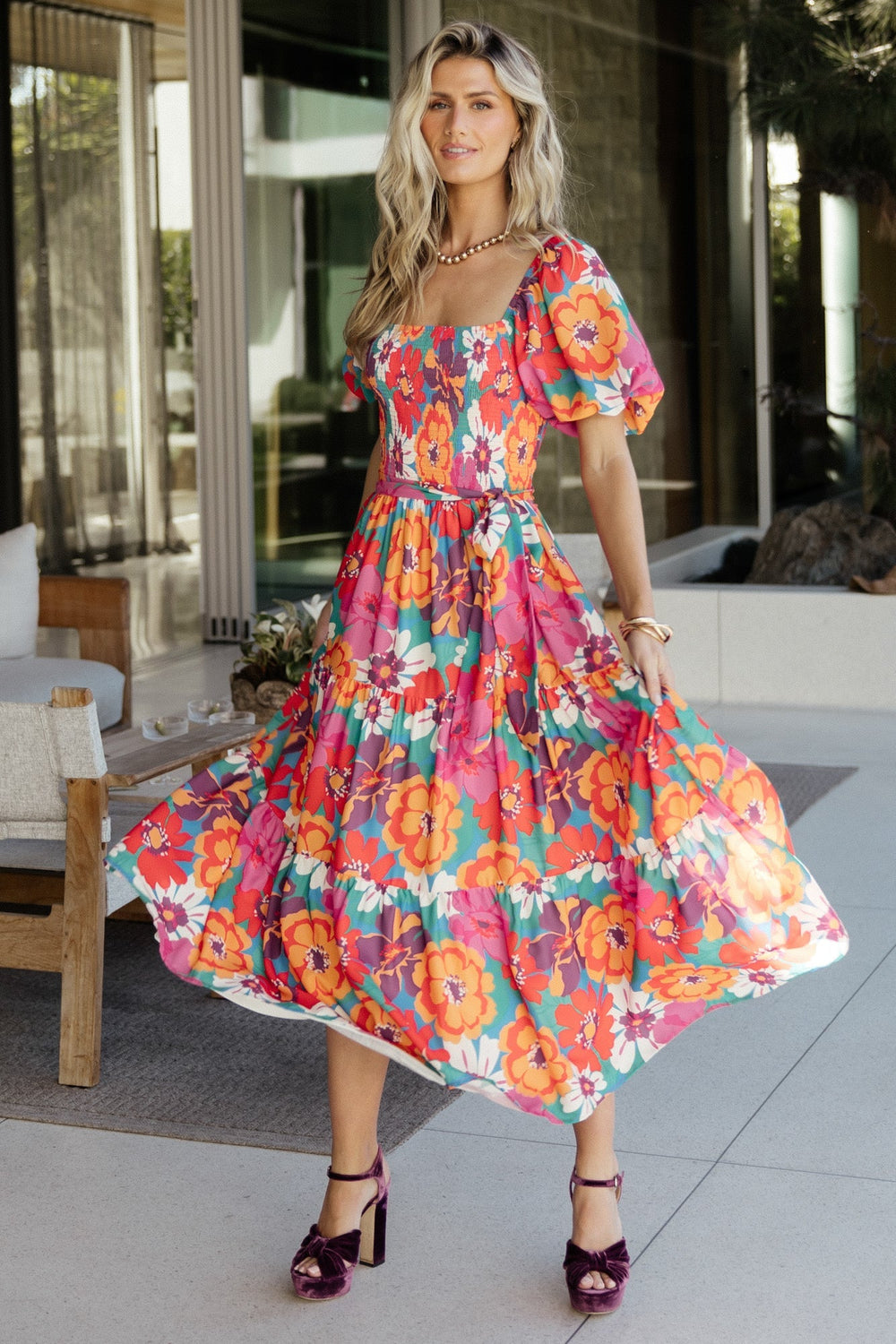 Mazatlan Maxi Dress | Baltic Born Multi Floral