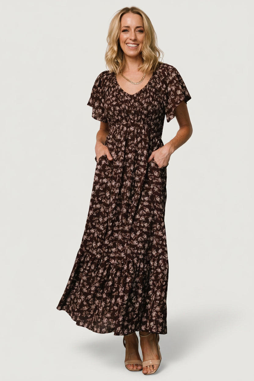 Joanie Smocked Dress | Baltic Born Clove Floral