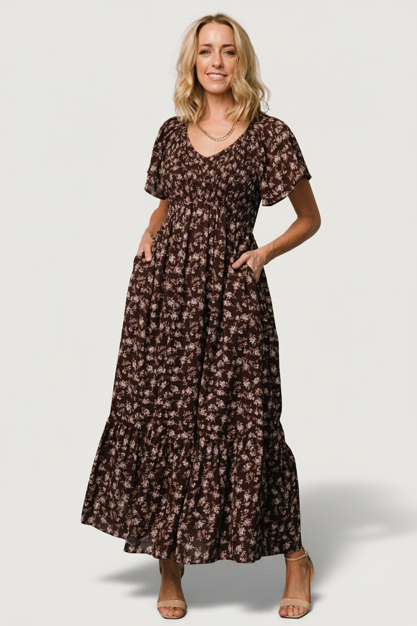 Joanie Smocked Dress | Baltic Born Clove Floral