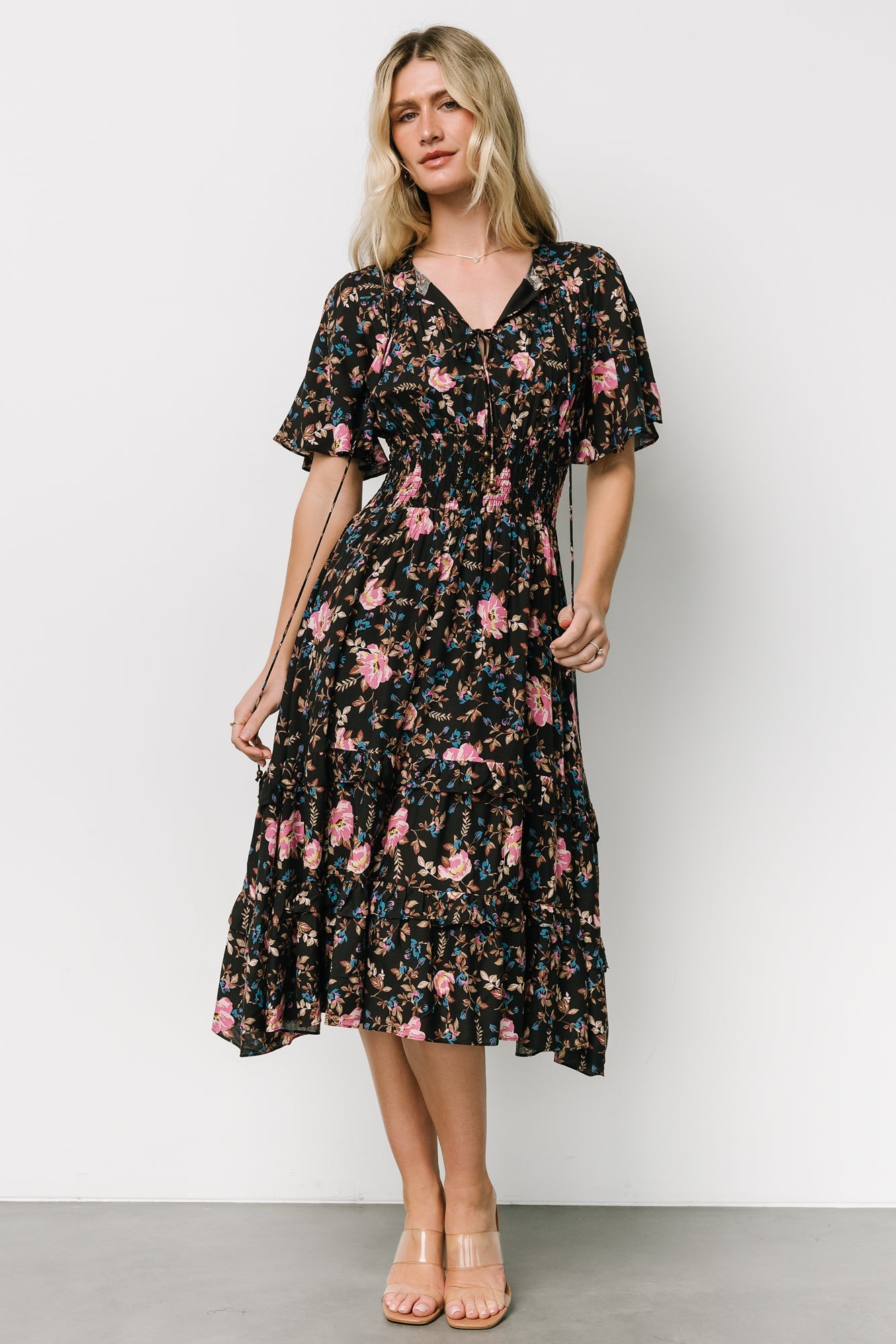 Spell Boho Midi Dress | Baltic Born Midnight Garden