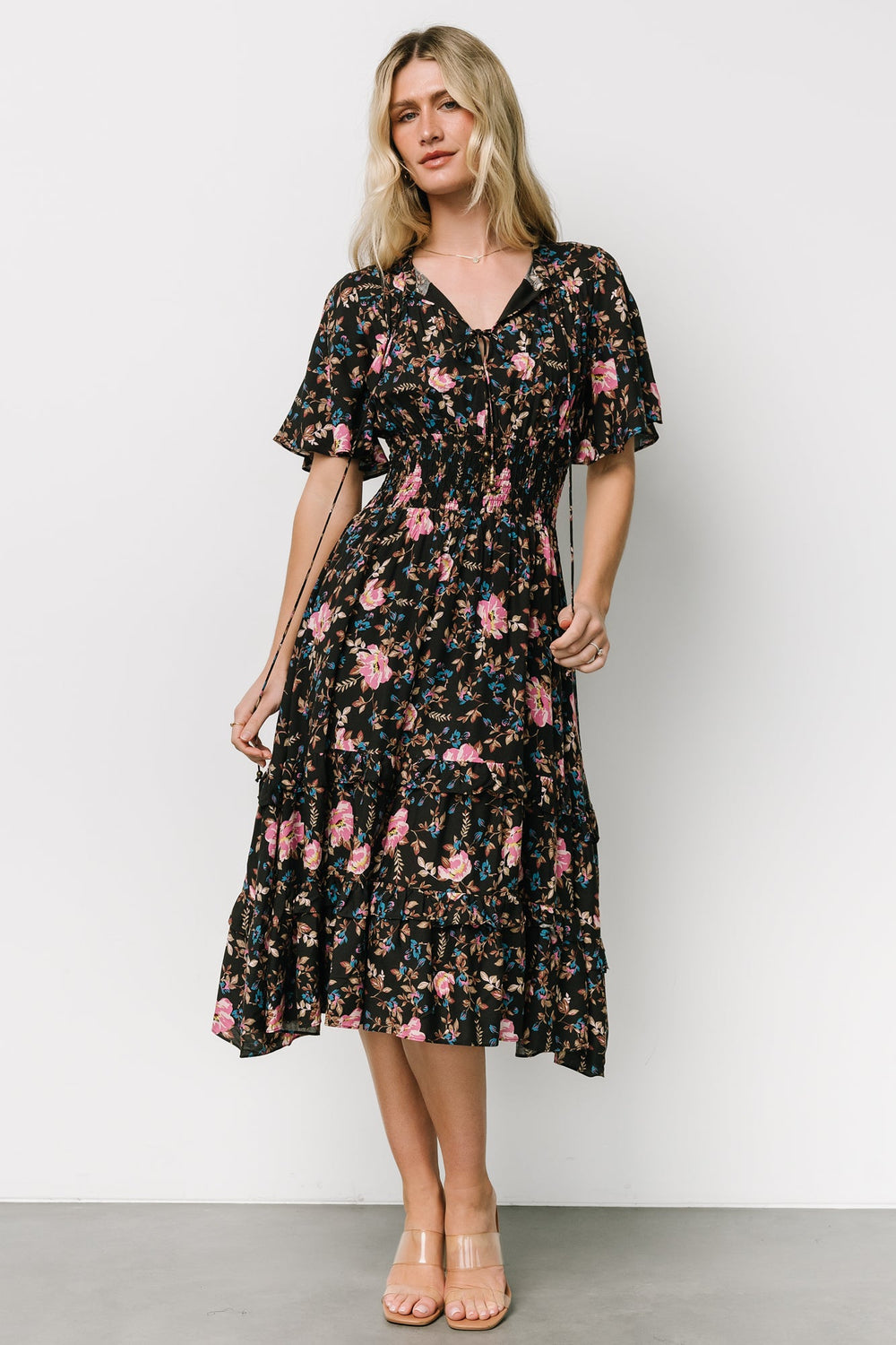 Spell Boho Midi Dress | Baltic Born Midnight Garden