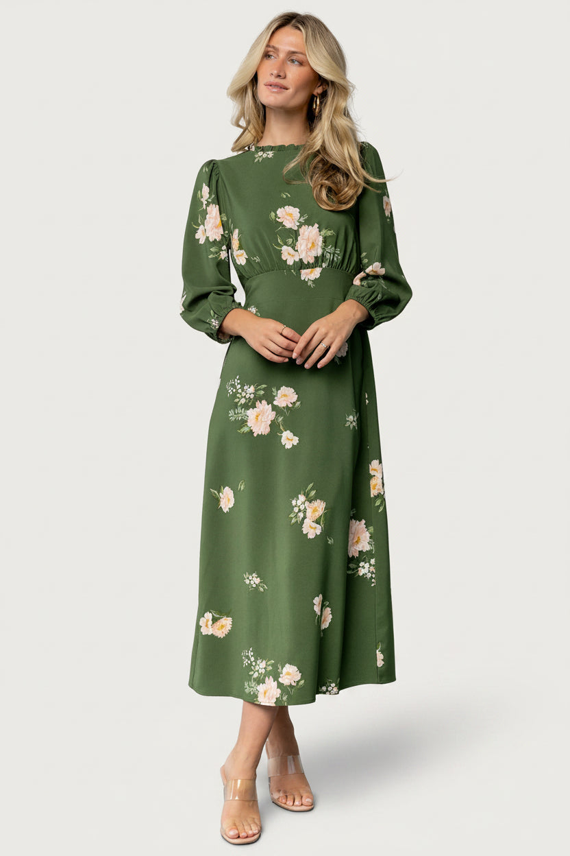 Karalie Maxi Dress | Baltic Born Green Floral
