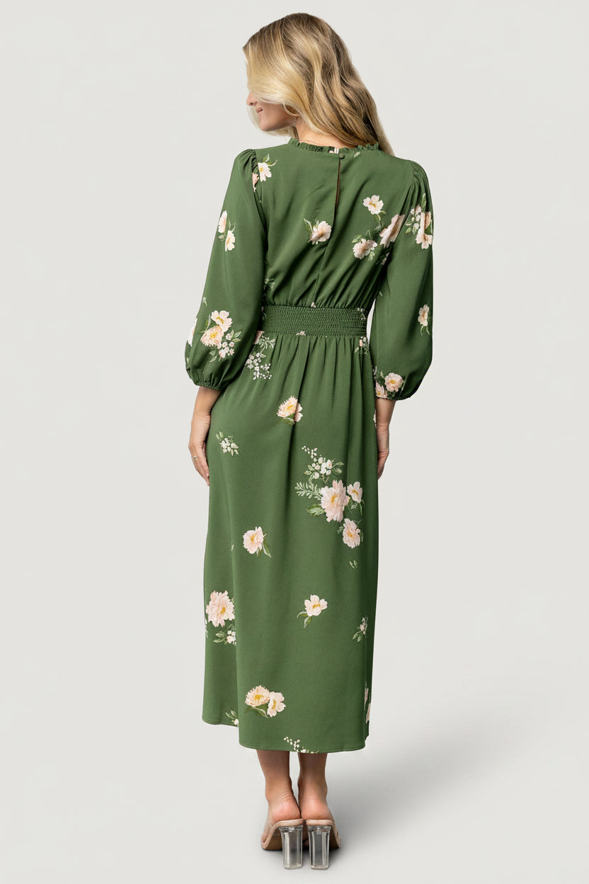 Karalie Maxi Dress | Baltic Born Green Floral