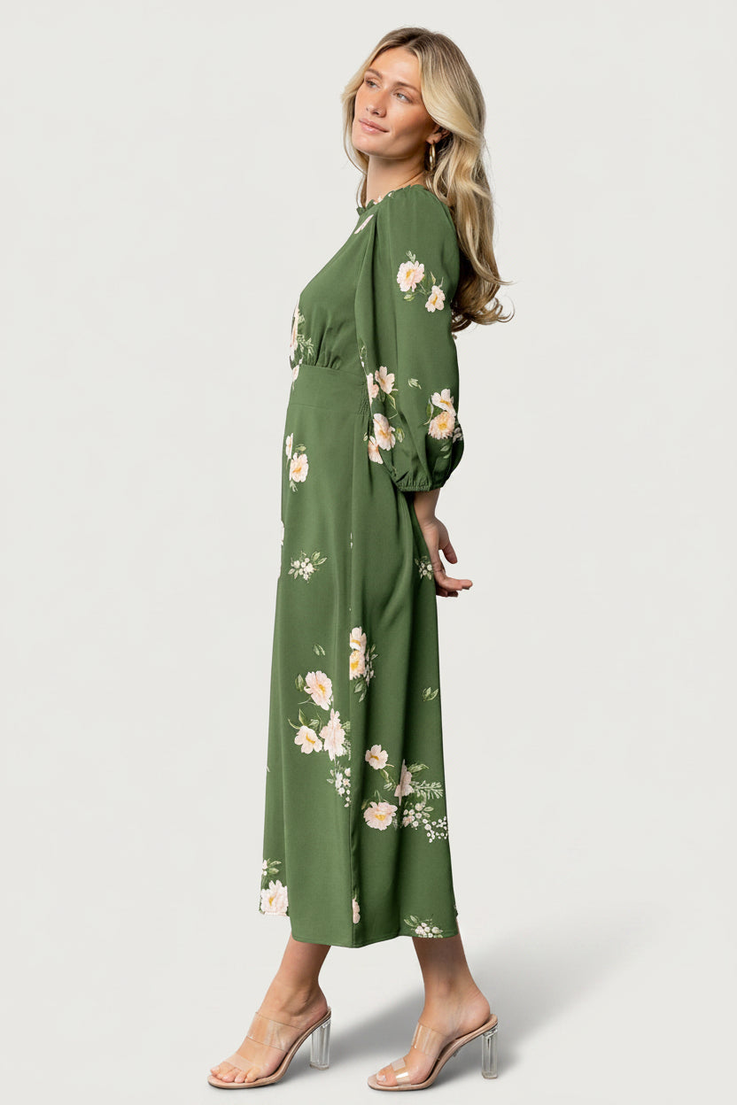 Karalie Maxi Dress | Baltic Born Green Floral