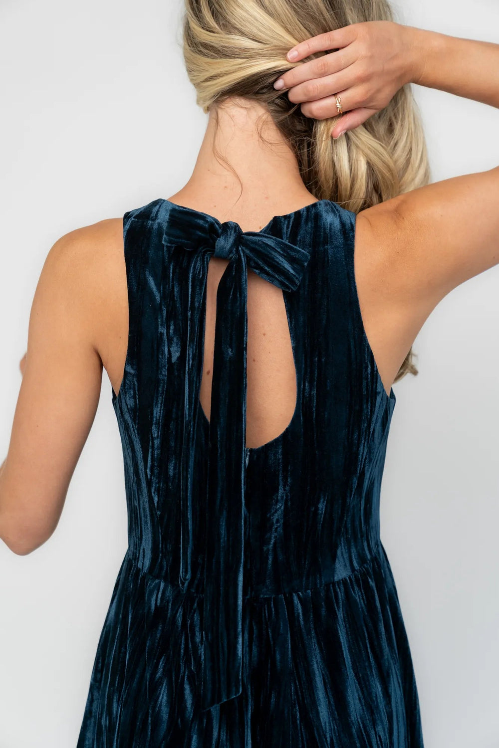 Octavia Velvet Midi Dress | Baltic Born Deep Teal