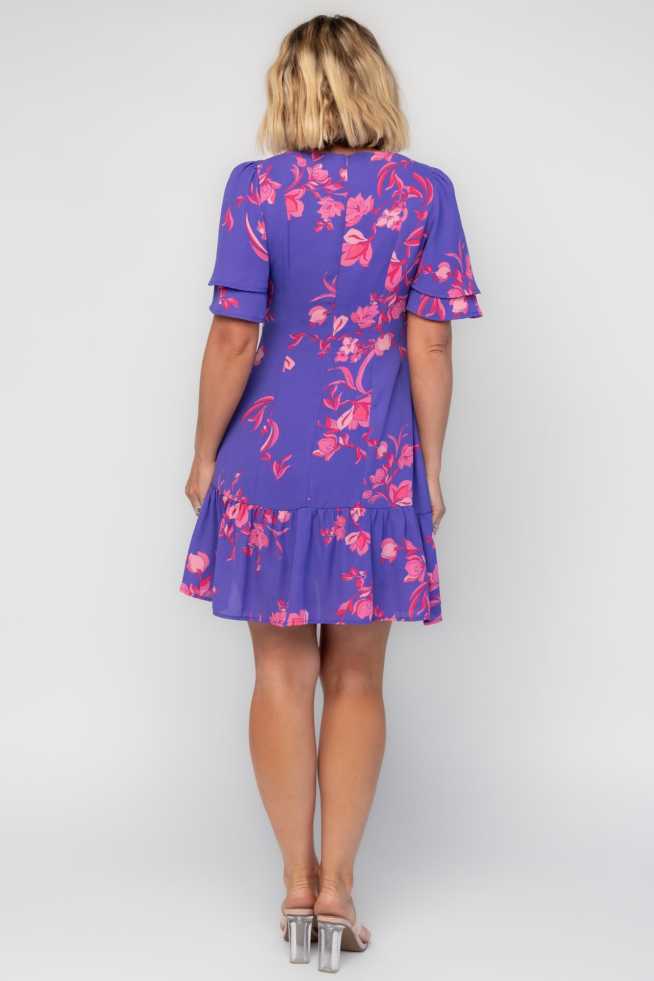 Raya Short Dress | Baltic Born Purple Multi