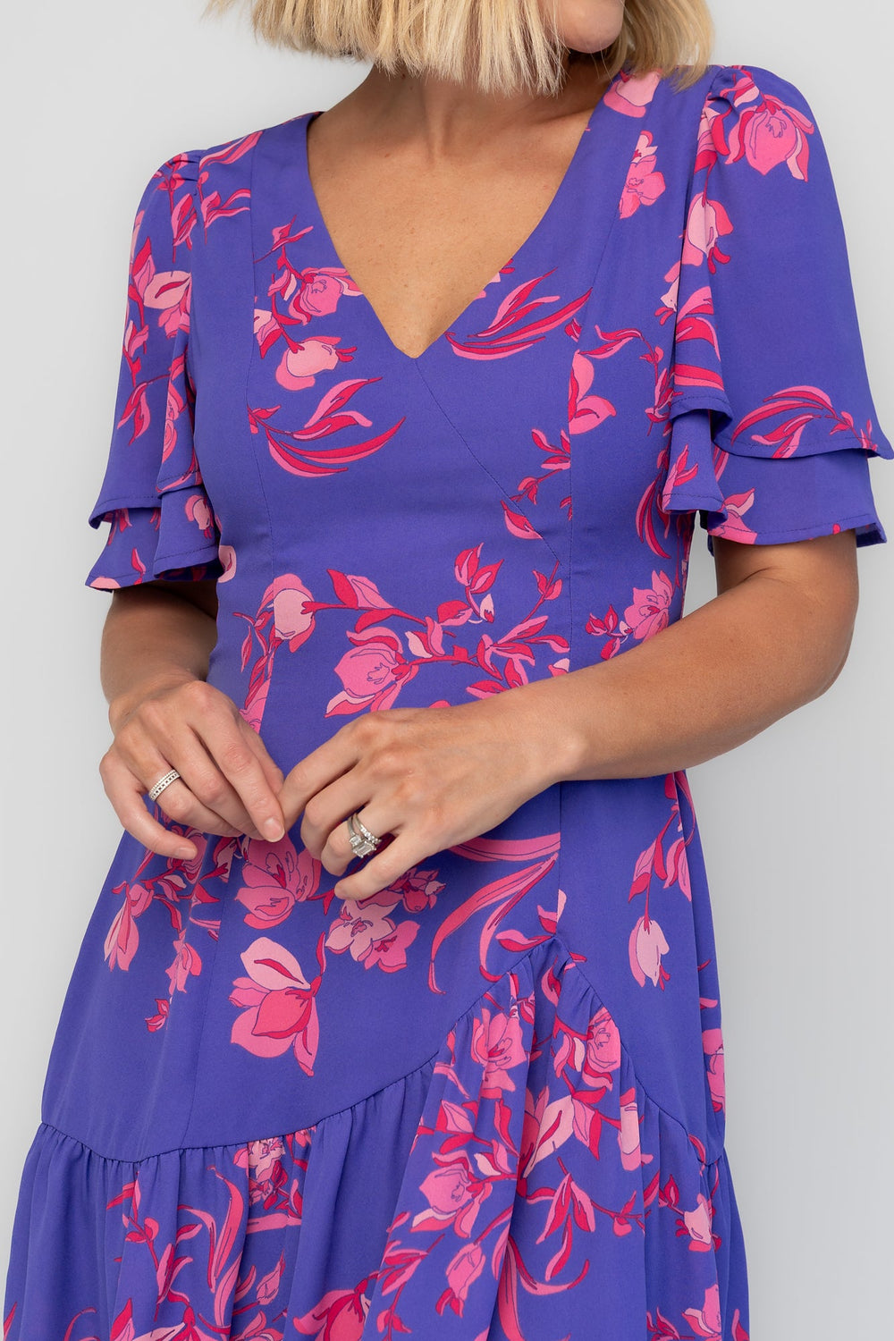 Raya Short Dress | Baltic Born Purple Multi