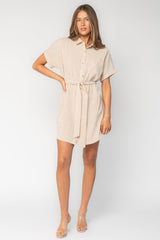 Nautical Shirt Dress | Baltic Born Tan Stripe