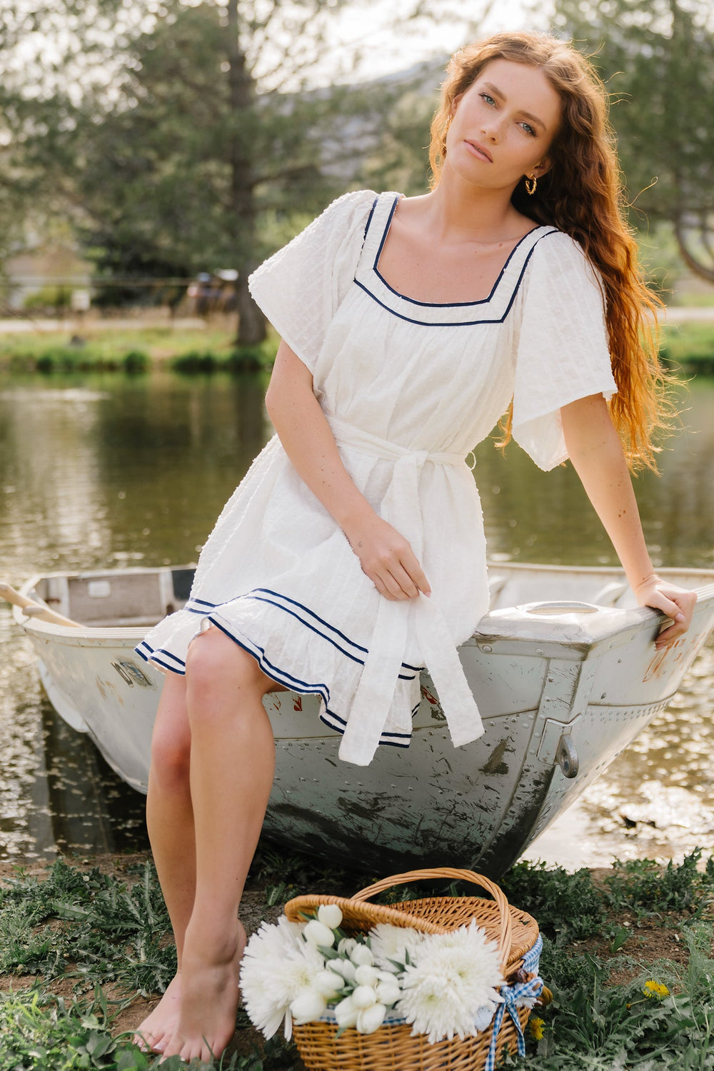 Greer Short Dress | Baltic Born Off White