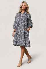 Dakota Babydoll Dress | Baltic Born Navy Print