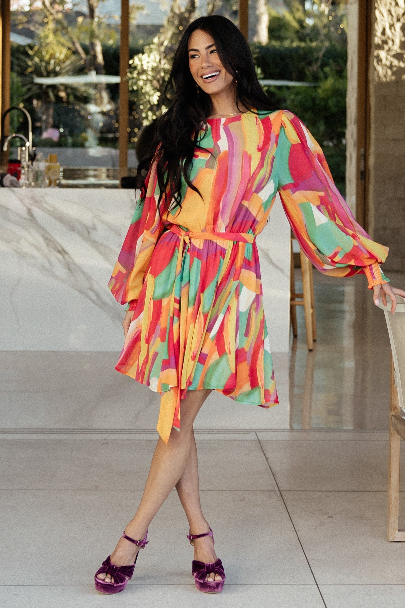 Tavana Short Dress | Baltic Born Multi Print