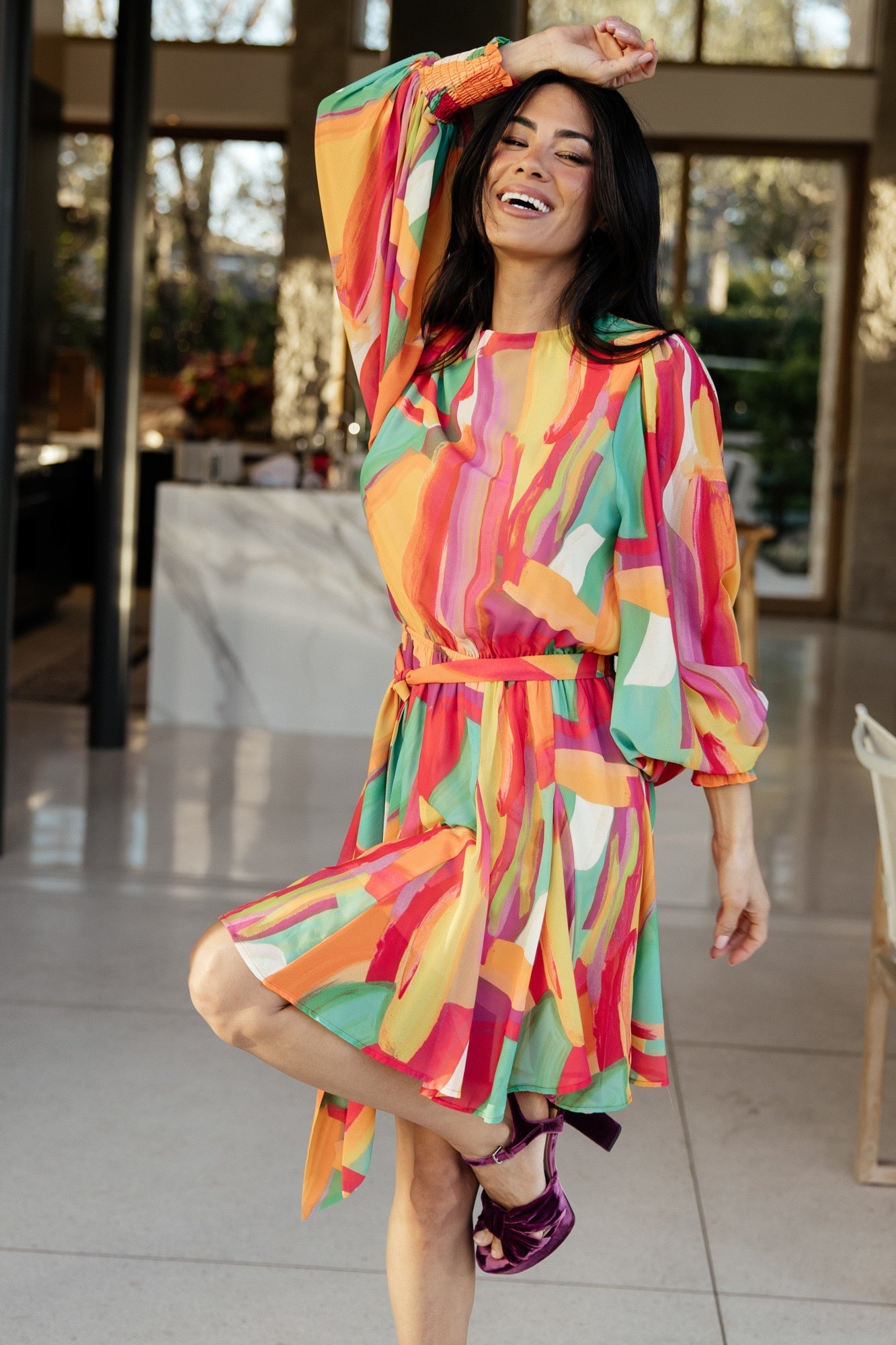 Tavana Short Dress | Baltic Born Multi Print