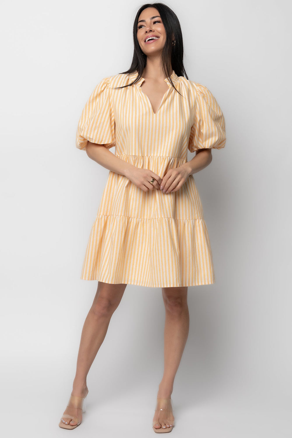 Sadie Short Dress | Baltic Born Creamsicle