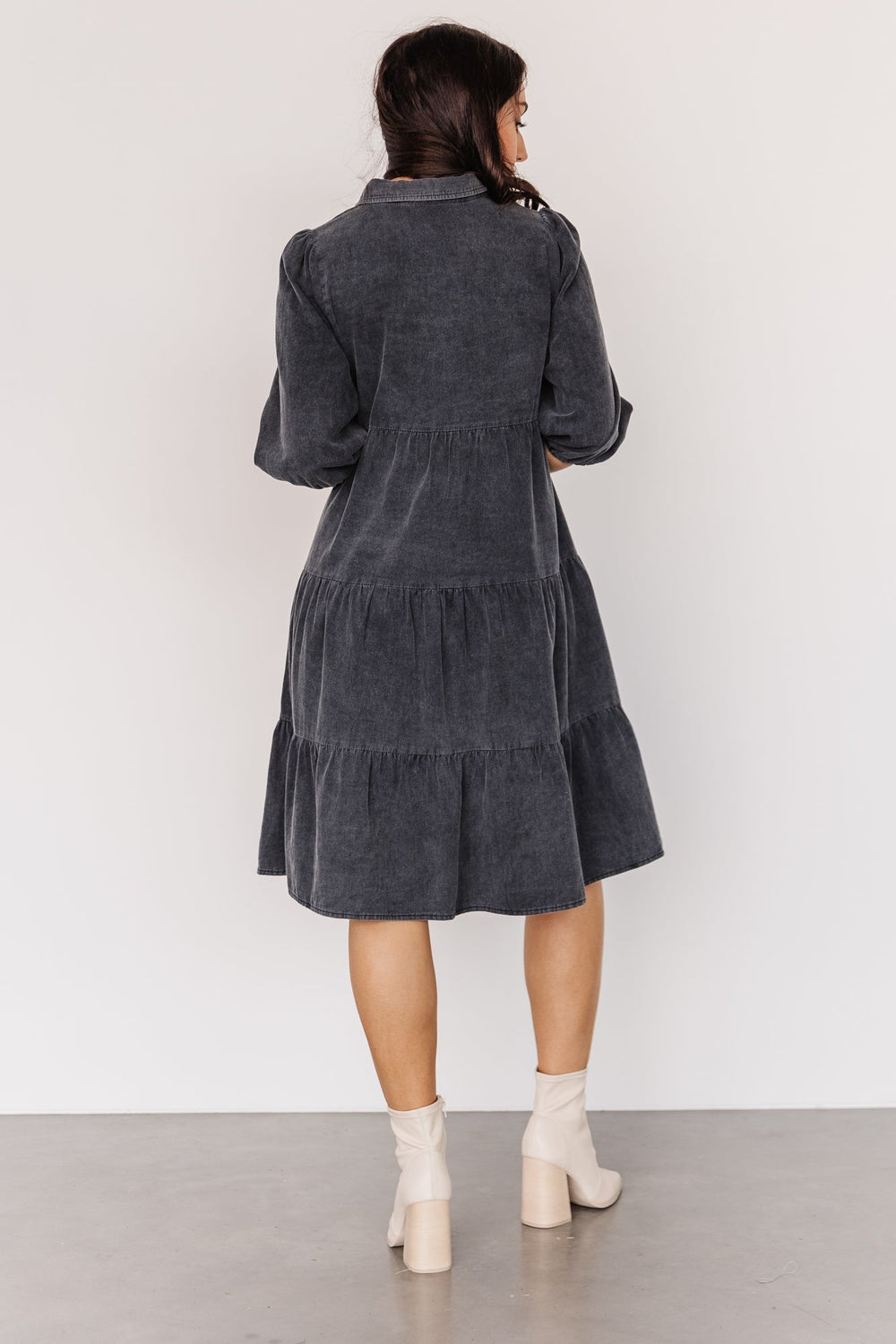 Sari Babydoll Dress | Baltic Born Washed Black