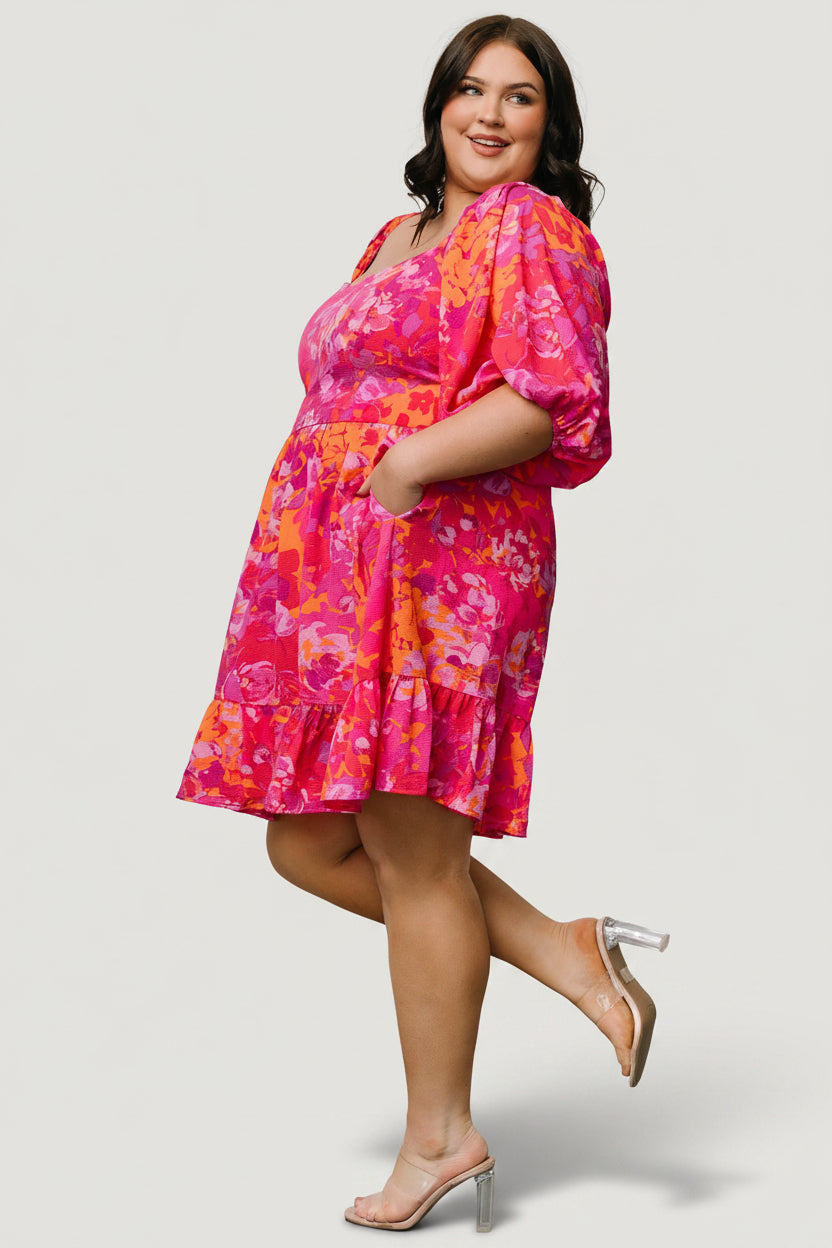 Levy Sweetheart Mini Dress | Baltic Born Fuchsia Multi