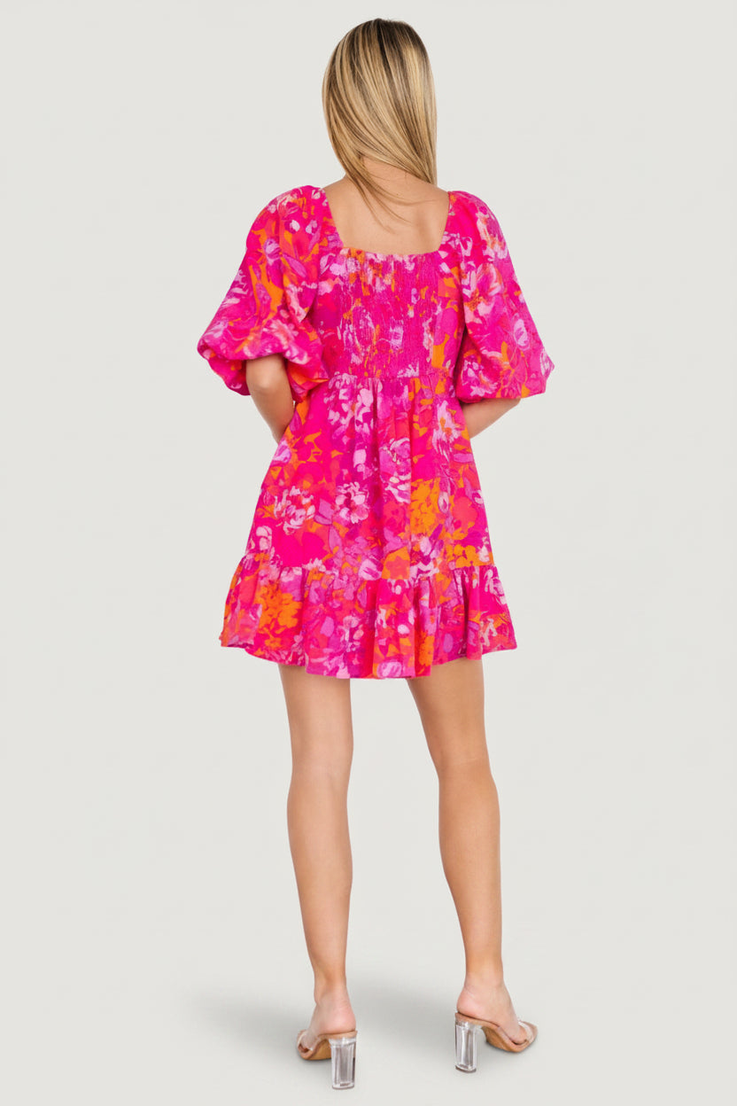 Levy Sweetheart Mini Dress | Baltic Born Fuchsia Multi