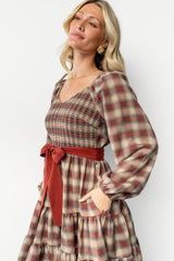 Stina Short Dress | Baltic Born Plaid Multi
