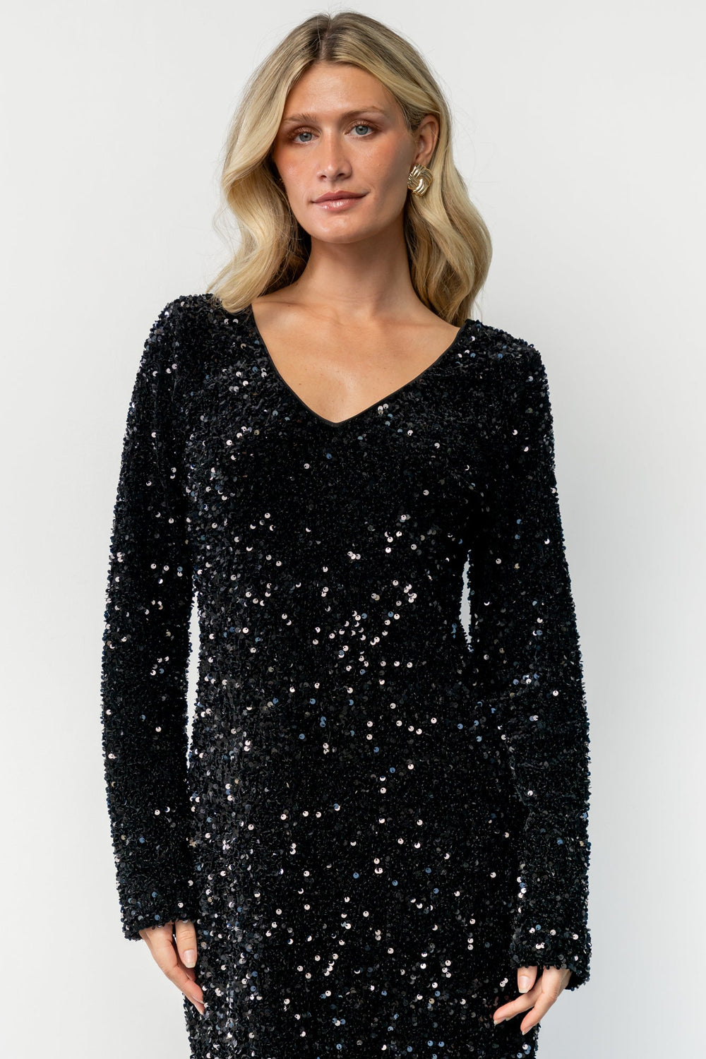 Mira Sequin Short Dress | Baltic Born Black