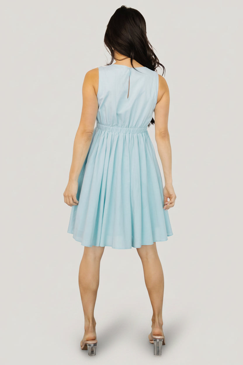 Halsey Short Dress | Baltic Born Light Blue