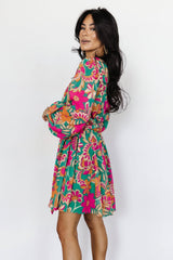 Wesley Mini Dress | Baltic Born Green Multi