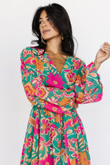 Wesley Mini Dress | Baltic Born Green Multi