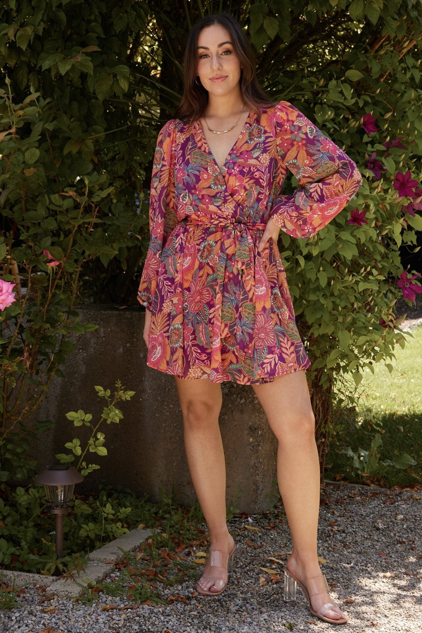 Newark Mini Dress | Baltic Born Purple Multi