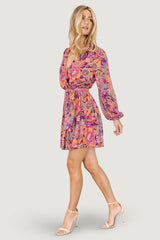 Newark Mini Dress | Baltic Born Purple Multi