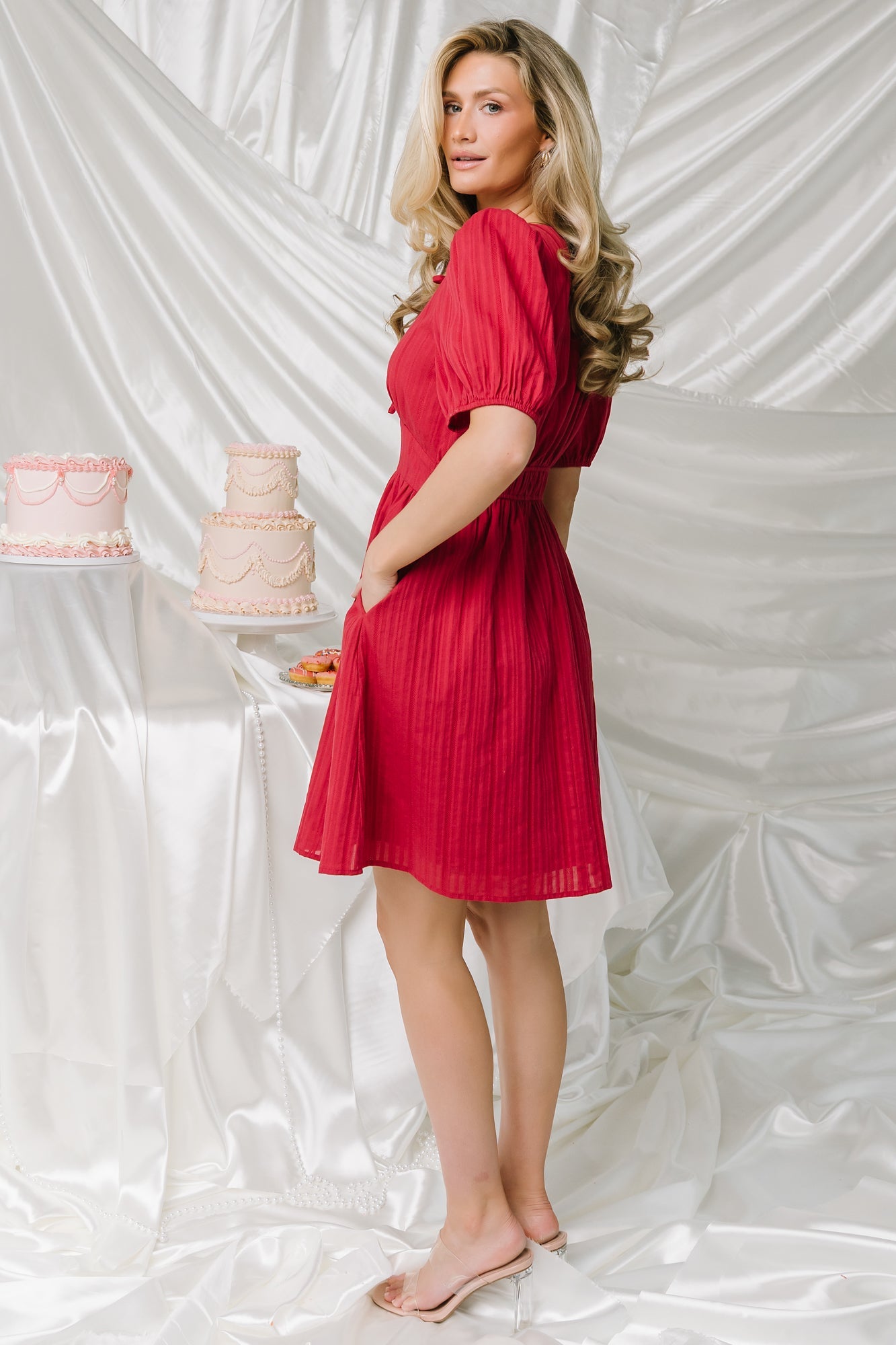 Hayley Short Dress | Baltic Born Red