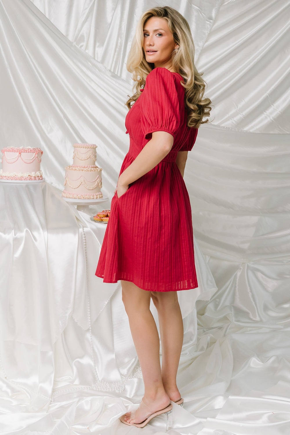Hayley Short Dress | Baltic Born Red