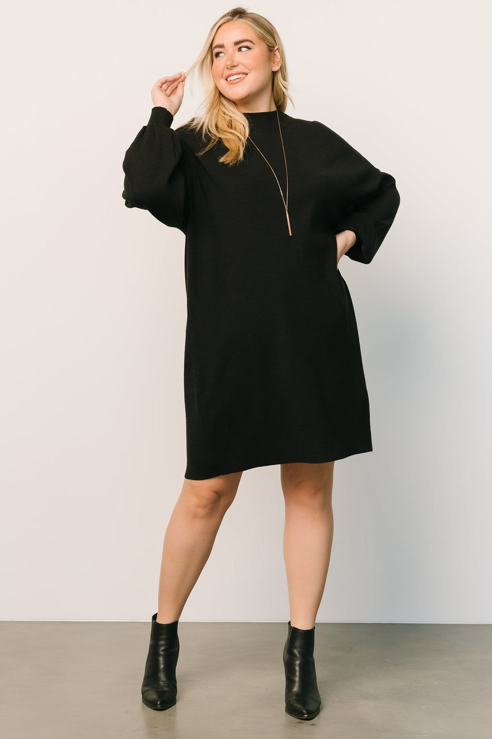 Jennings Sweater Dress | Baltic Born Black