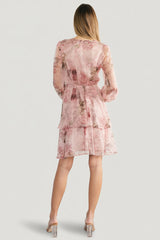 Zoemy Short Dress | Baltic Born Dusty Rose Floral