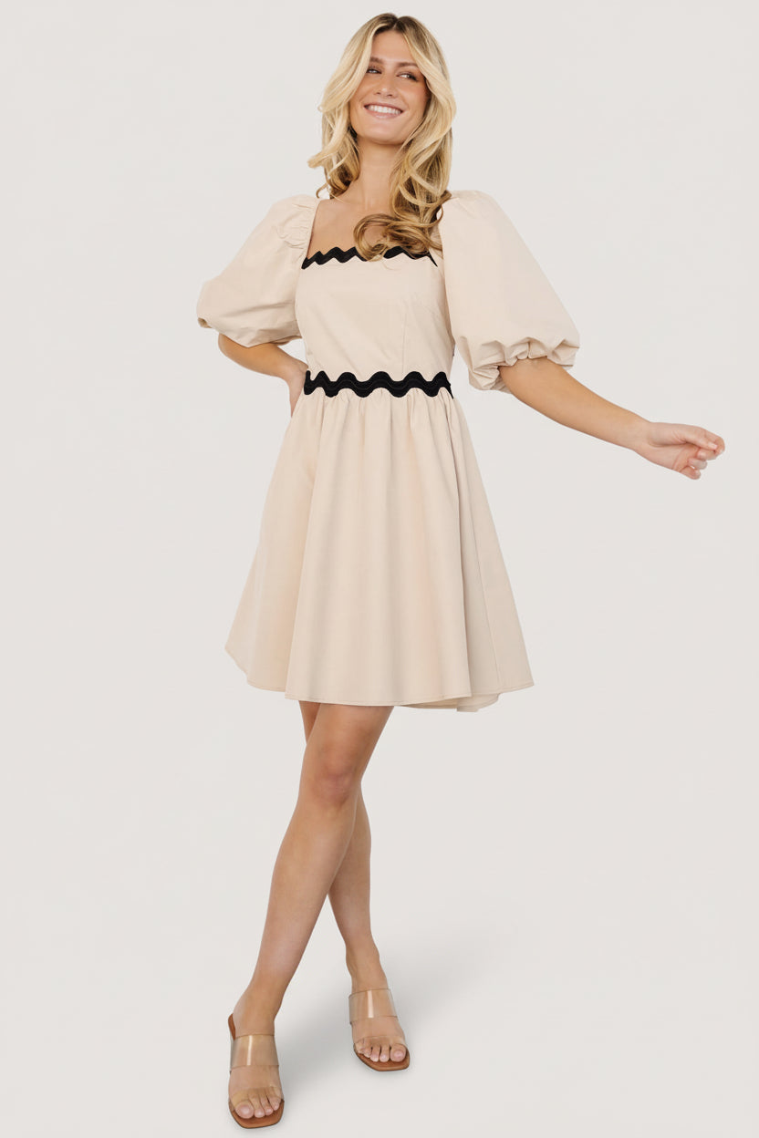 Cecelia Short Dress | Baltic Born Sand