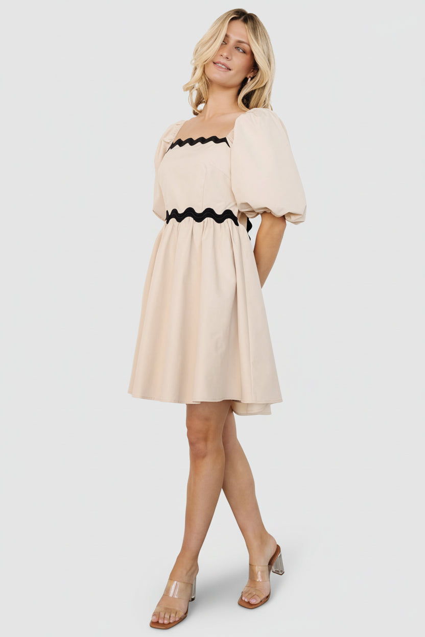 Cecelia Short Dress | Baltic Born Sand