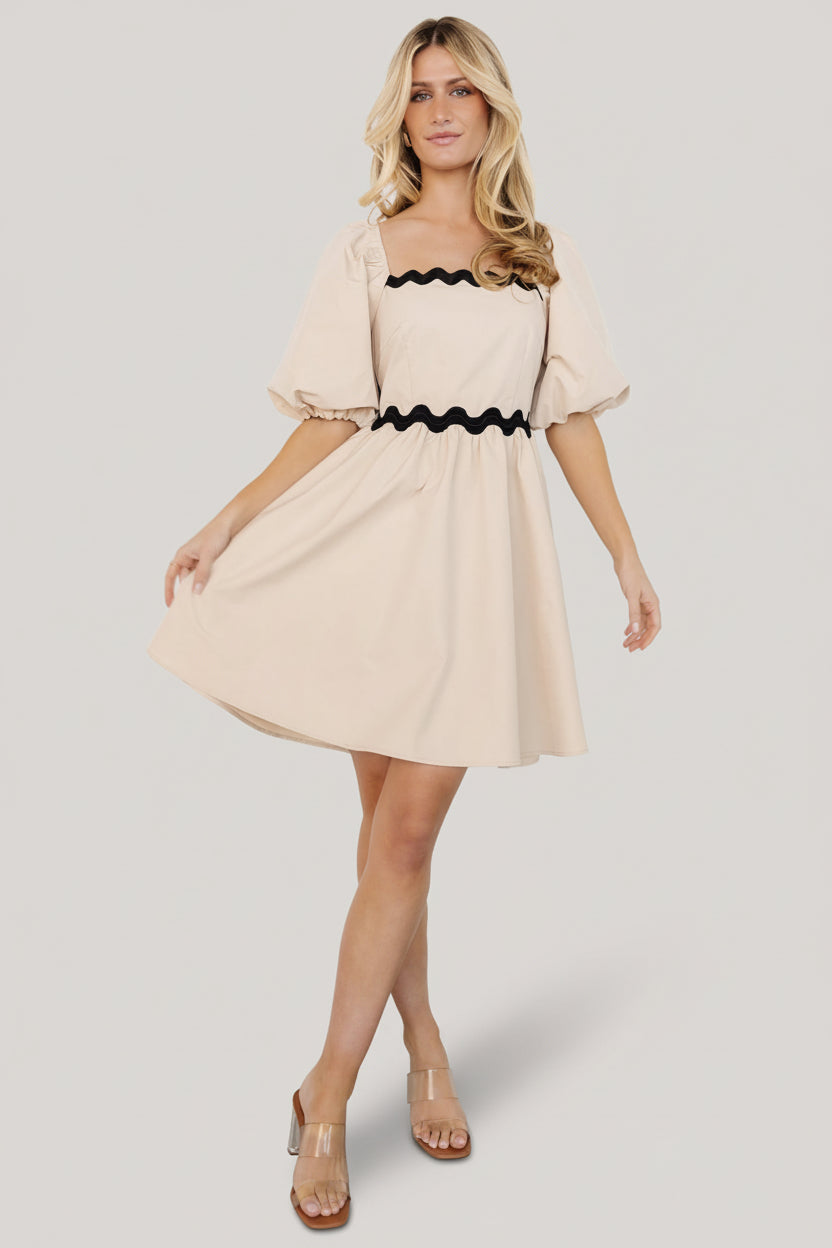 Cecelia Short Dress | Baltic Born Sand
