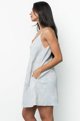Nyra Short Dress | Baltic Born Blue Stripe